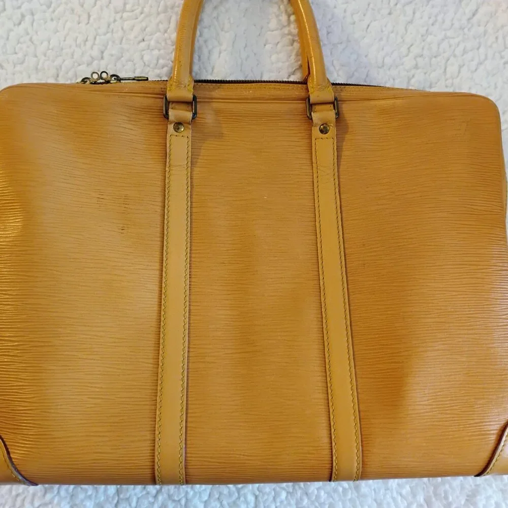 Louis Vuitton Epi Leather Porte Documents Travel Briefcase Men Women